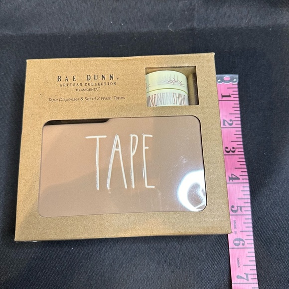 NWT - Rae Dunn Tape Dispenser and Set of 2 Washi Tapes - Picture 4 of 4